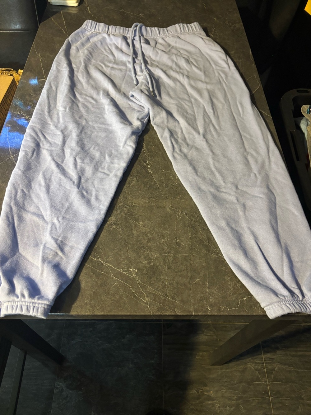 Cozy Lavender Fleece Jogger Sweatpants - Women's